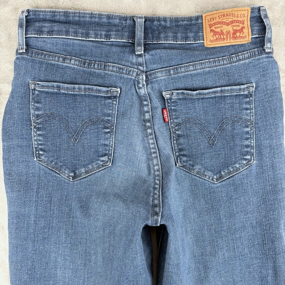 Levi's Classic Mid Rise Skinny Jeans Stretch Women's Sz 6M 28x30 (Fits 26x29)